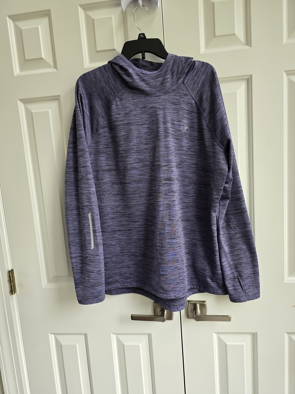 Old Navy Active Women's Heather Purple Pullover Hoodie